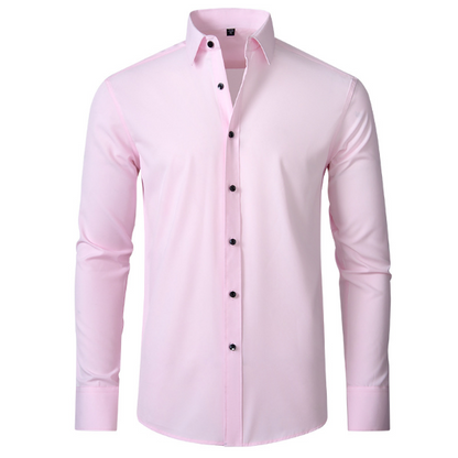 Slim Fit Overhemd van Stretchstof voor Heren – Strak & Comfortabel