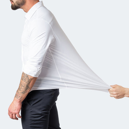 Slim Fit Overhemd van Stretchstof voor Heren – Strak & Comfortabel