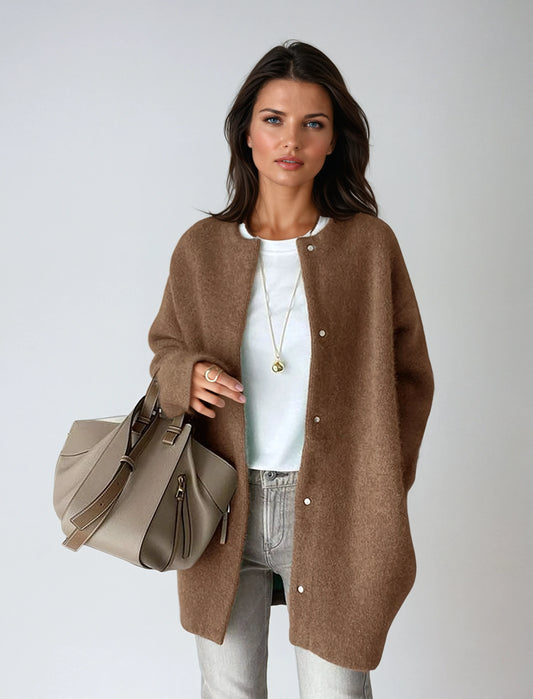 Sofia Vest Dames | Wol & Knoopsluiting