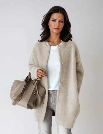 Sofia Vest Dames | Wol & Knoopsluiting