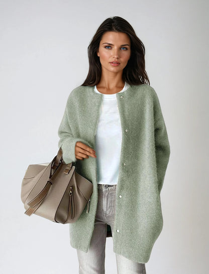 Sofia Vest Dames | Wol & Knoopsluiting
