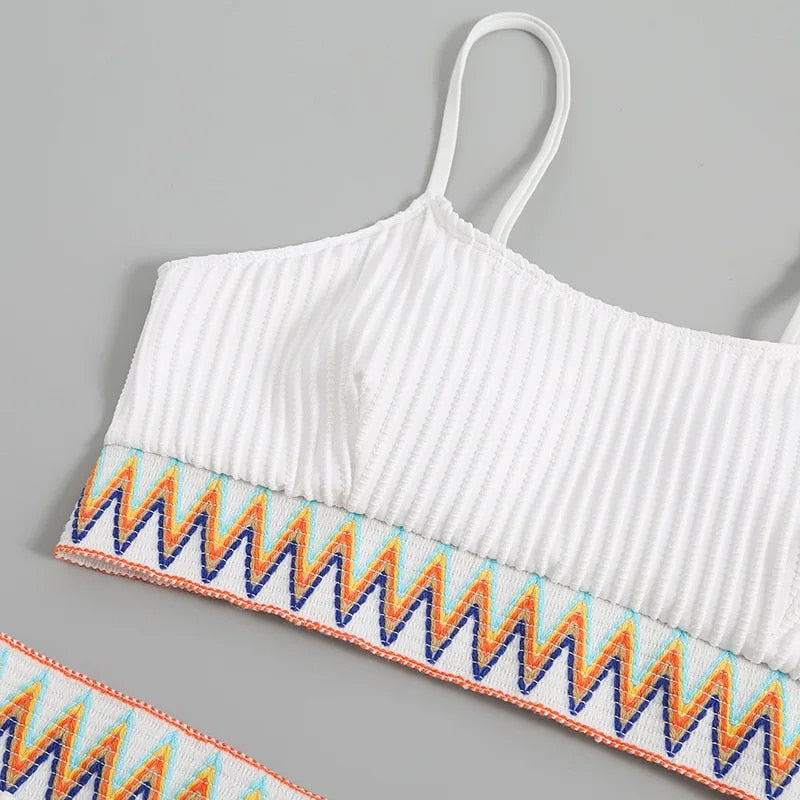 Stijlvolle Bikini met Hoge Taille