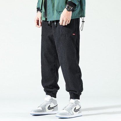 Stijlvolle Corduroy Joggingbroek – Herenbroek met Relaxte Pasvorm