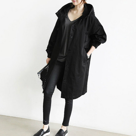 Stijlvolle Waterdichte Trenchcoat met Capuchon
