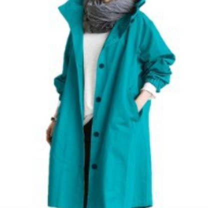 Stijlvolle Waterdichte Trenchcoat met Capuchon