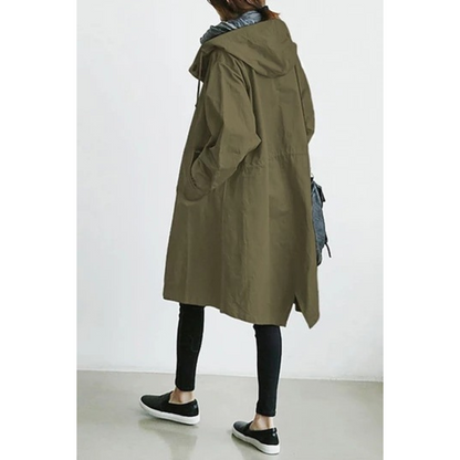 Stijlvolle Waterdichte Trenchcoat met Capuchon