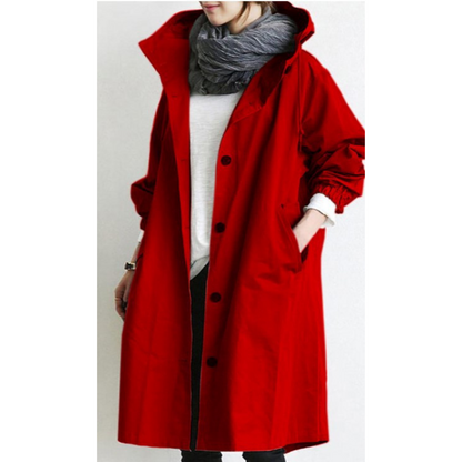 Stijlvolle Waterdichte Trenchcoat met Capuchon