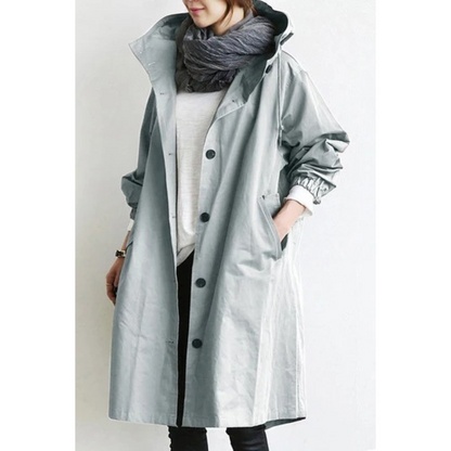 Stijlvolle Waterdichte Trenchcoat met Capuchon