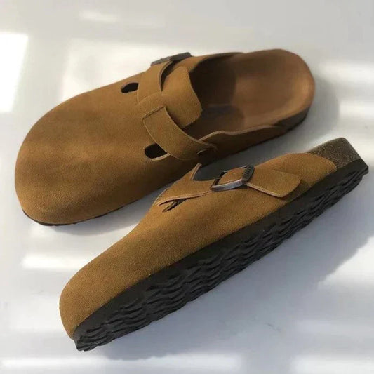 Suède Instappers met Ergonomische Zool