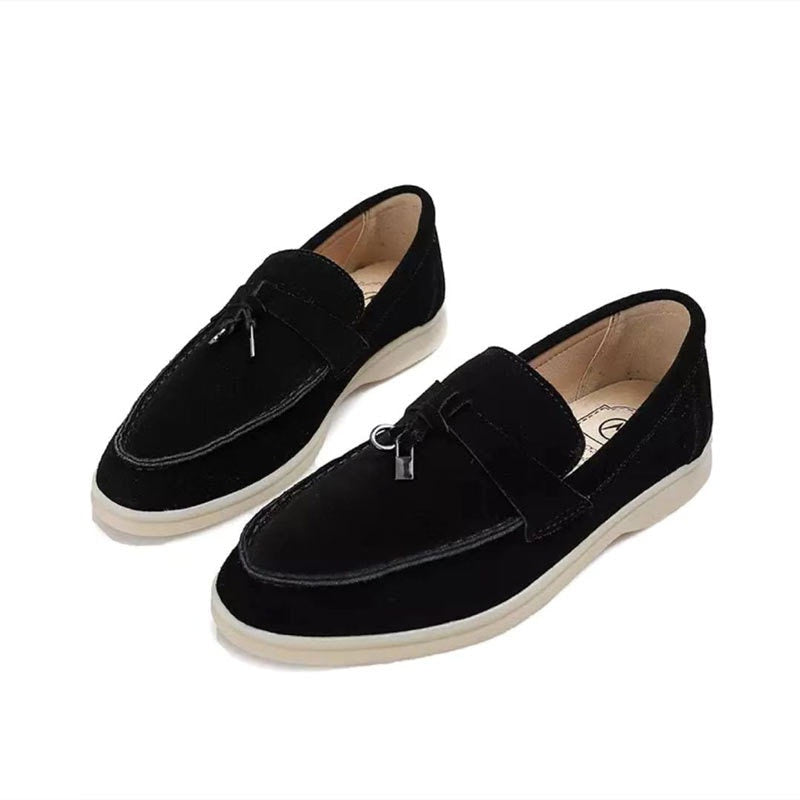 Suède Loafers – Luxe Instappers met Stijlvolle Details T-E