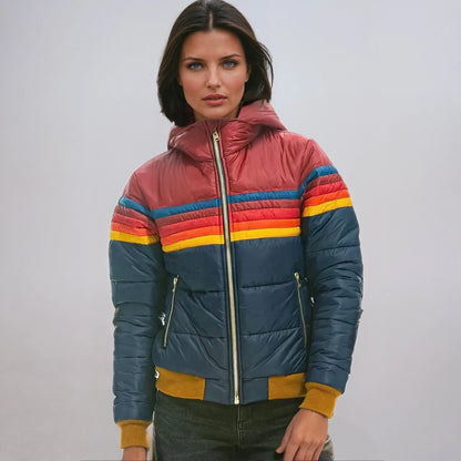 Winterjas Dames – Puffer Jas & Retro Kleuren