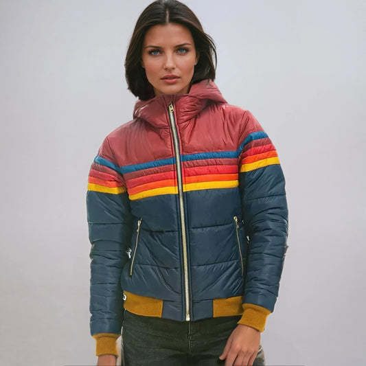 Winterjas Dames – Puffer Jas & Retro Kleuren