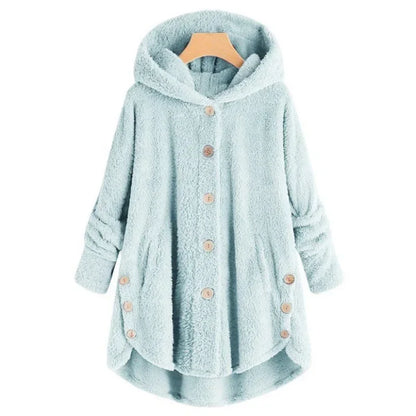 Teddy Jas Dames | Capuchon & Knoopsluiting