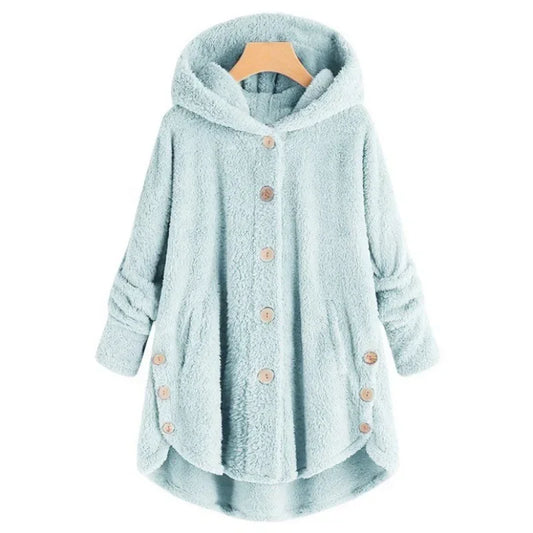 Teddy Jas Dames | Capuchon & Knoopsluiting