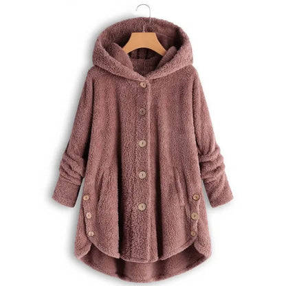 Teddy Jas Dames | Capuchon & Knoopsluiting