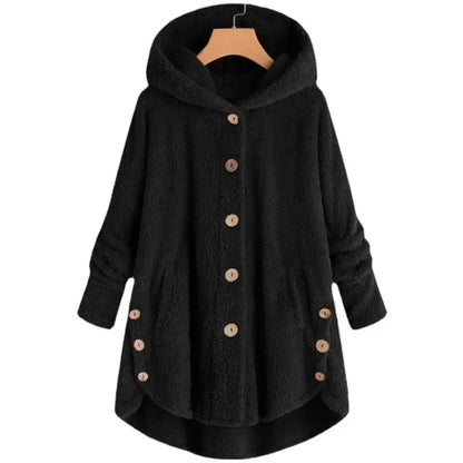 Teddy Jas Dames | Capuchon & Knoopsluiting