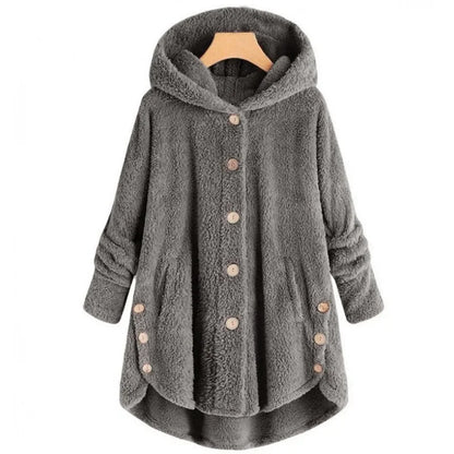 Teddy Jas Dames | Capuchon & Knoopsluiting