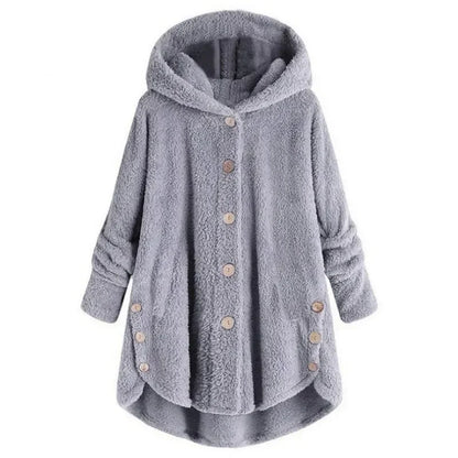 Teddy Jas Dames | Capuchon & Knoopsluiting