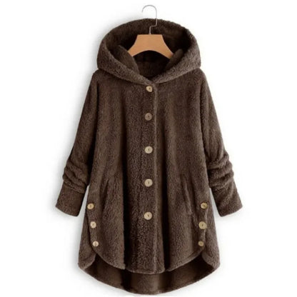 Teddy Jas Dames | Capuchon & Knoopsluiting