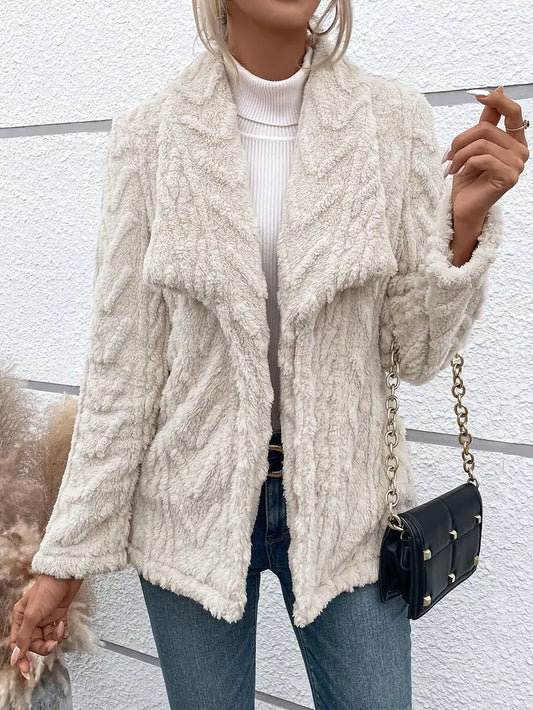 Teddy Jas Dames | Faux Fur & Open Voorzijde
