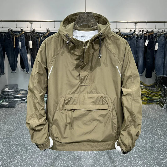 Tycho Regenjas Heren | Anorak met Capuchon en Buikzak