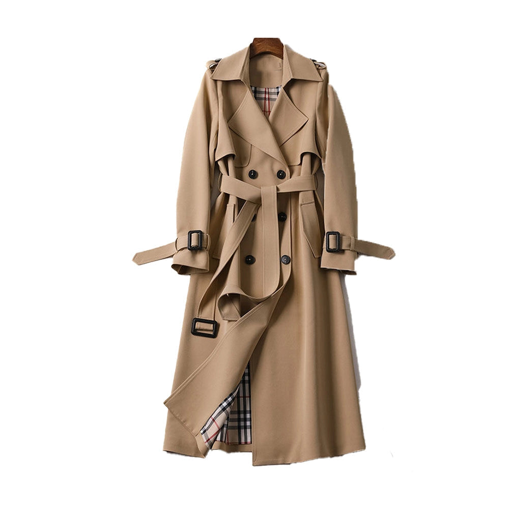 Trenchcoat Dames | Dubbele Knoopsluiting & Riem
