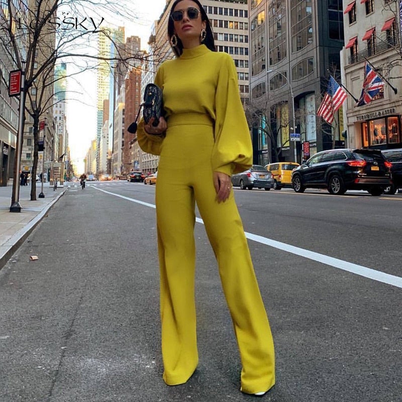 Trendy Elegante Jumpsuit met Lange Mouwen voor Dames