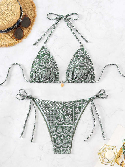 Trendy Triangel Bikini – Verstelbare en Flatterende Pasvorm