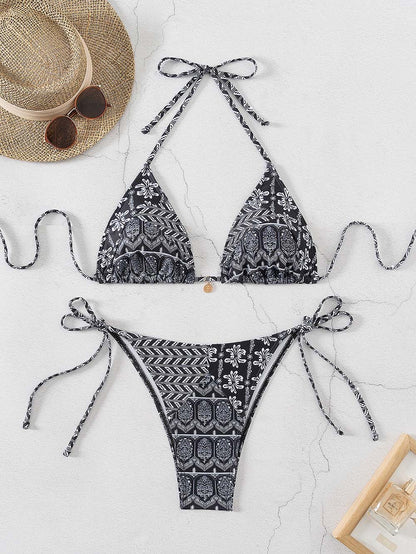 Trendy Triangel Bikini – Verstelbare en Flatterende Pasvorm