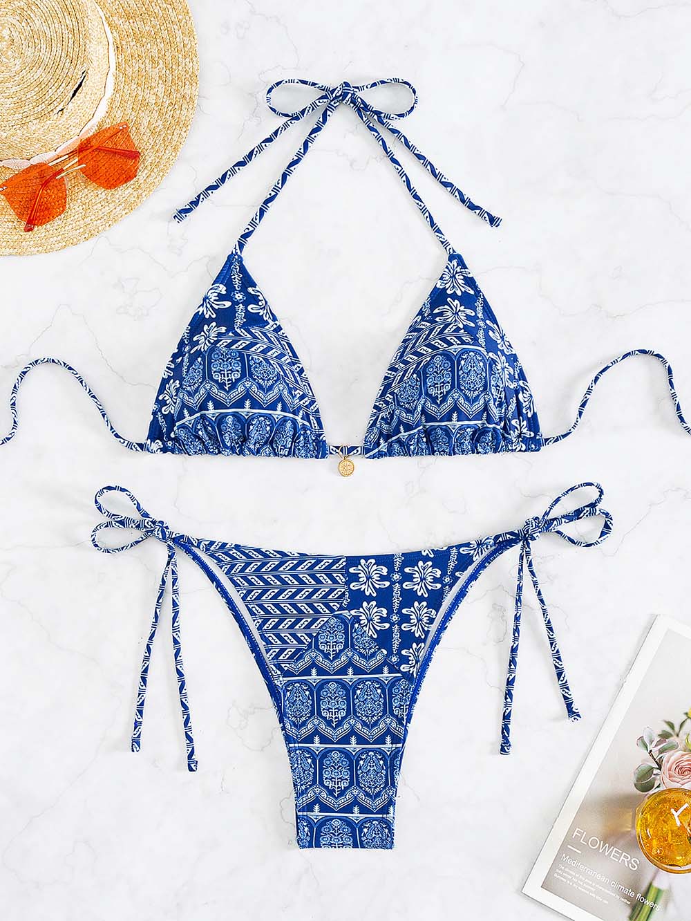 Trendy Triangel Bikini – Verstelbare en Flatterende Pasvorm