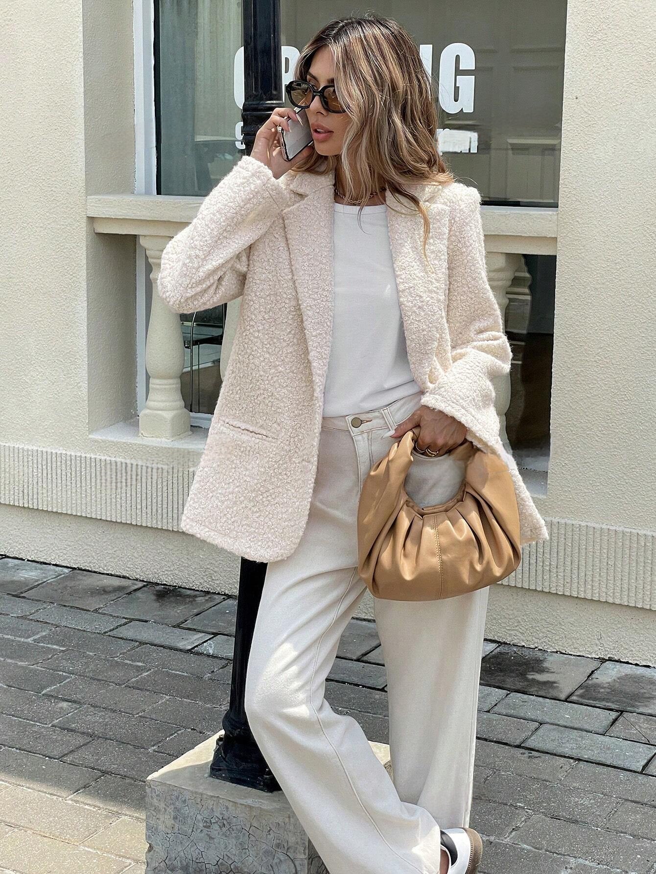 Elvire - Elegante Bouclé Blazer voor een Tijdloze Look