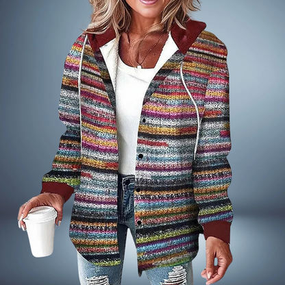 Suzy Jas Dames | Geruit met Capuchon