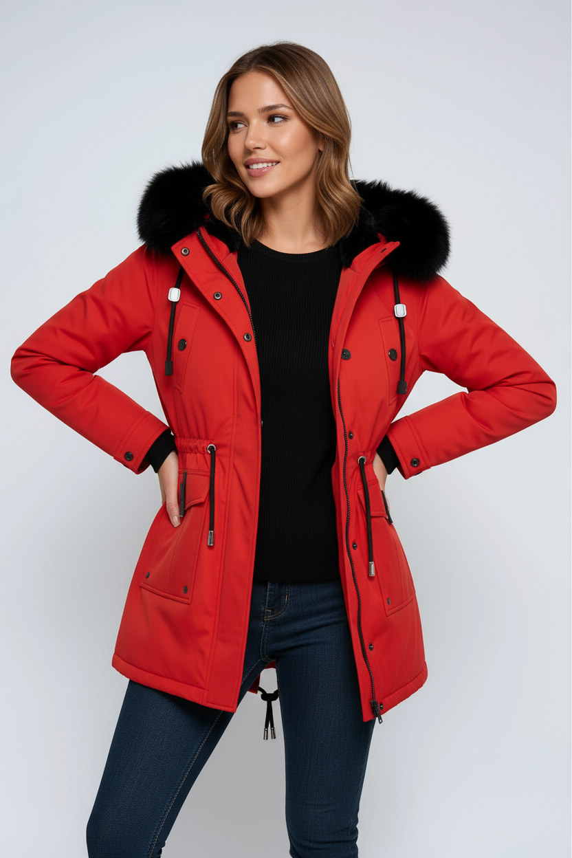 Winterjas Dames | Parka & Capuchon & Bontkraag