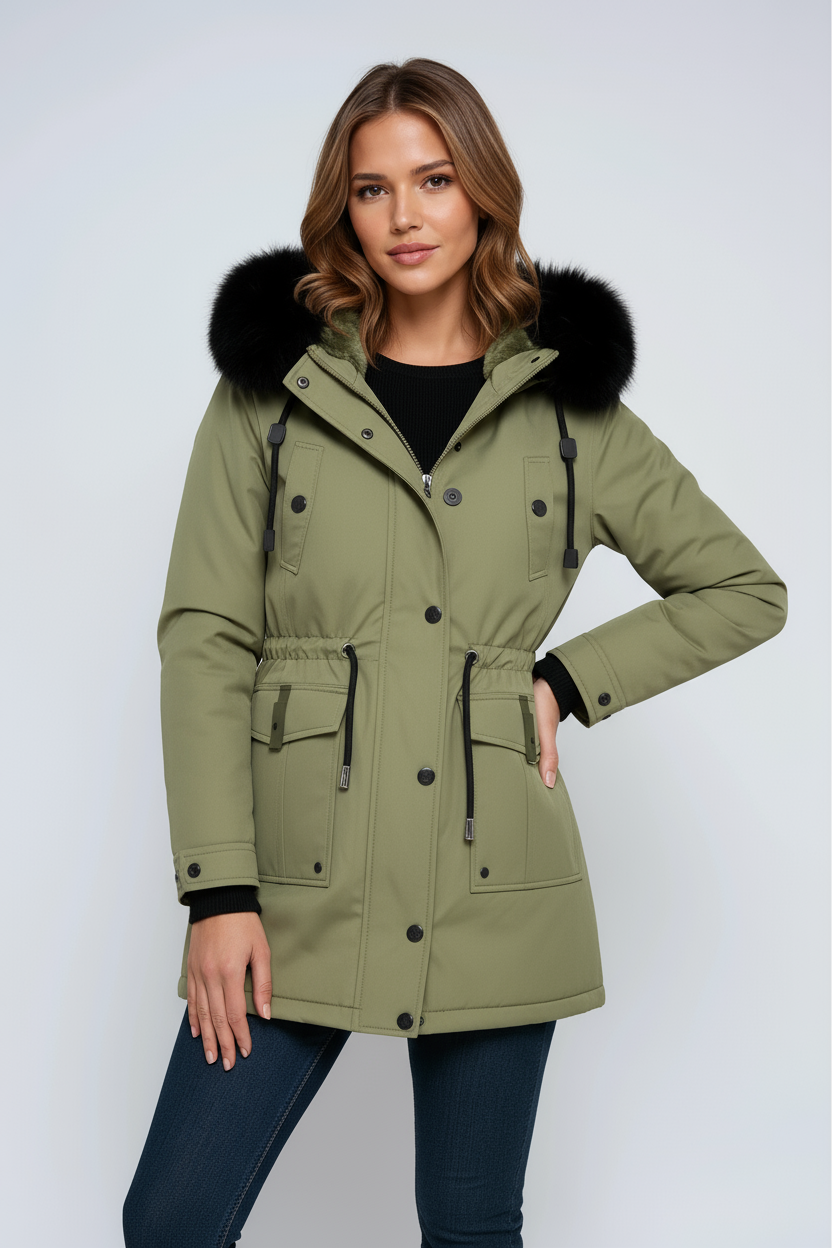 Winterjas Dames | Parka & Capuchon & Bontkraag