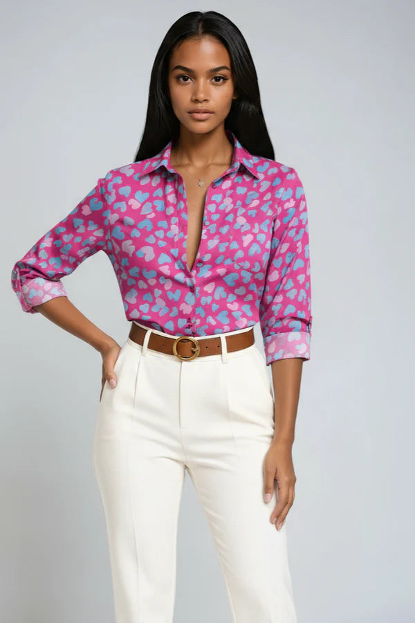 Elisa | Dames Blouse met Print