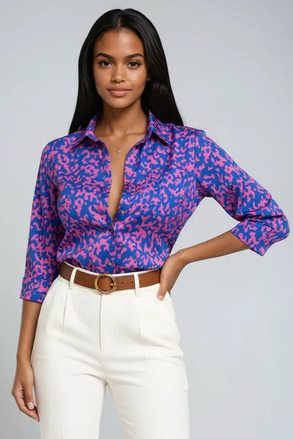 Elisa | Dames Blouse met Print