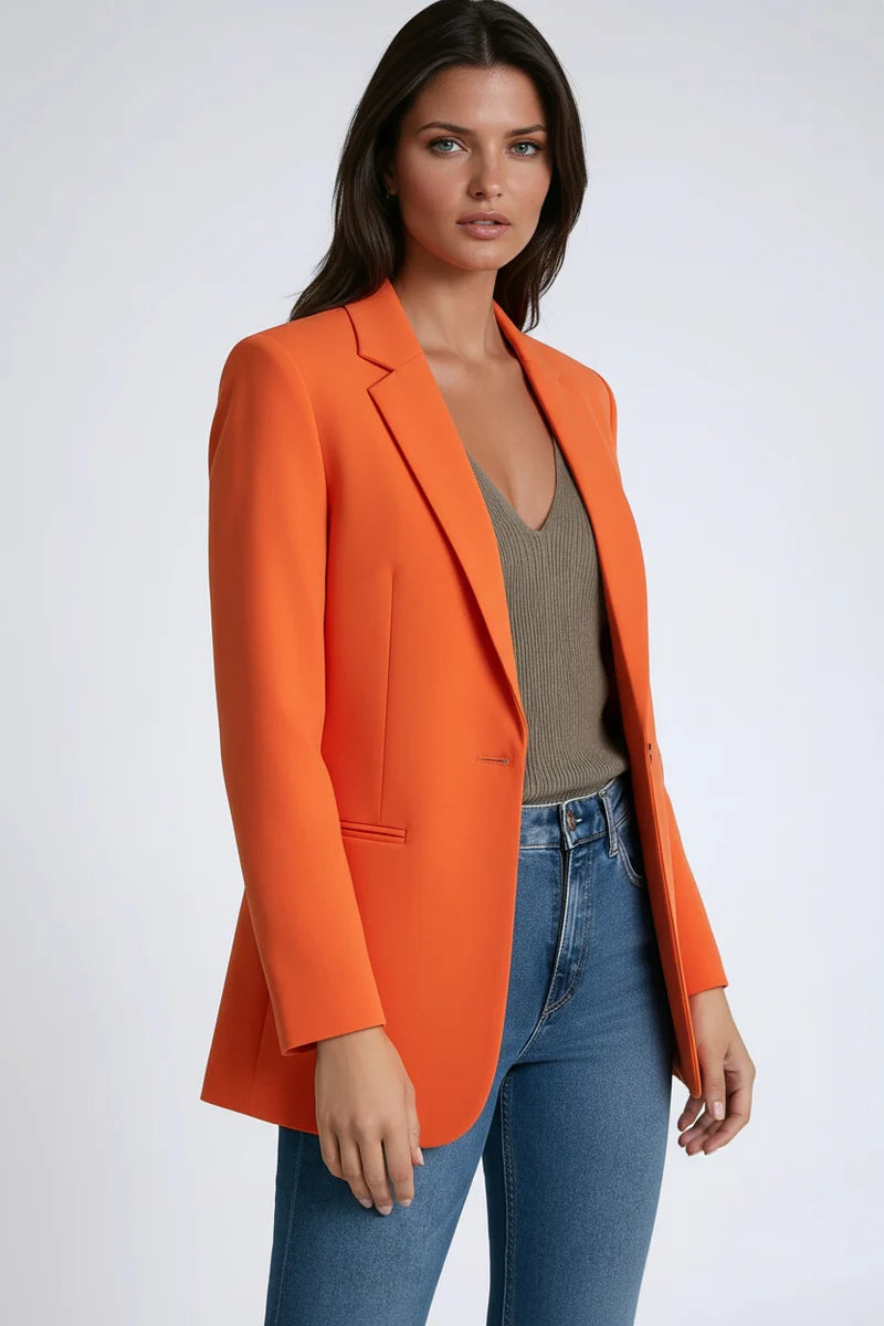 Sofia Dames Blazer | Lang Colbert met Reverskraag