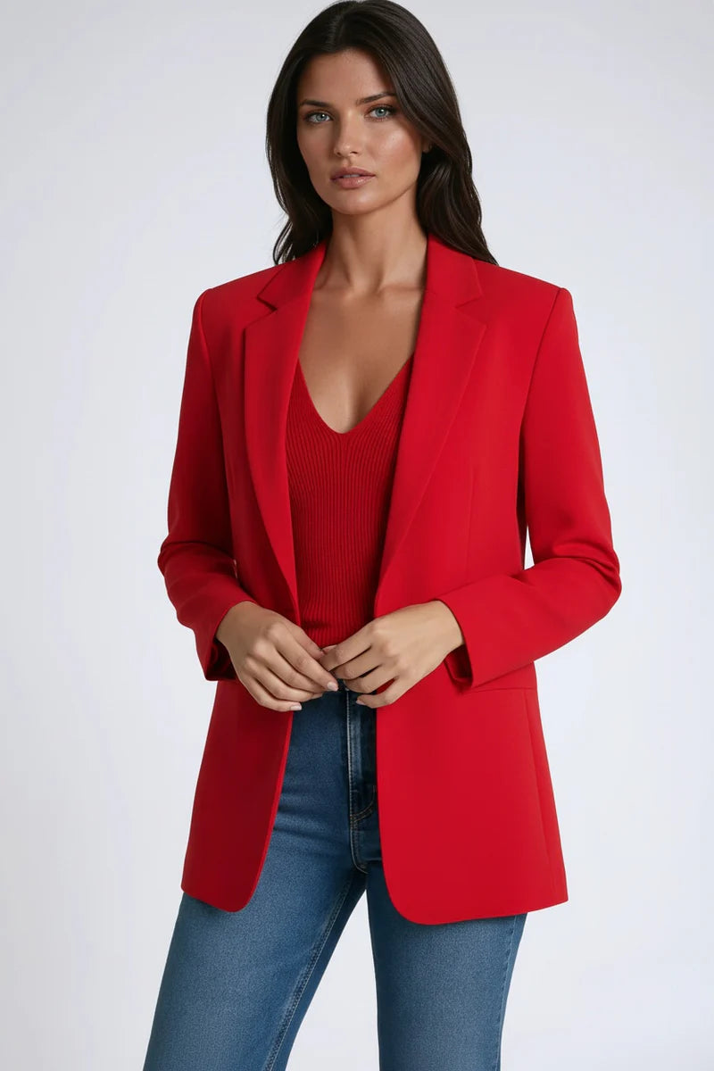 Sofia Dames Blazer | Lang Colbert met Reverskraag
