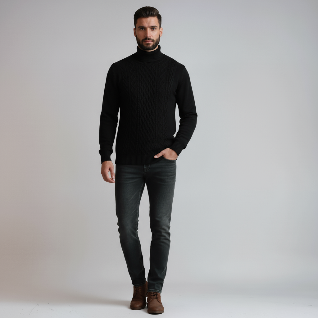 Heren Coltrui | Gebreid met Kabelpatroon