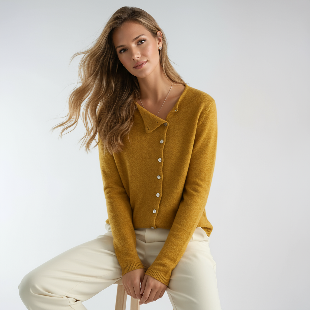 Eva Dames vest met knopen