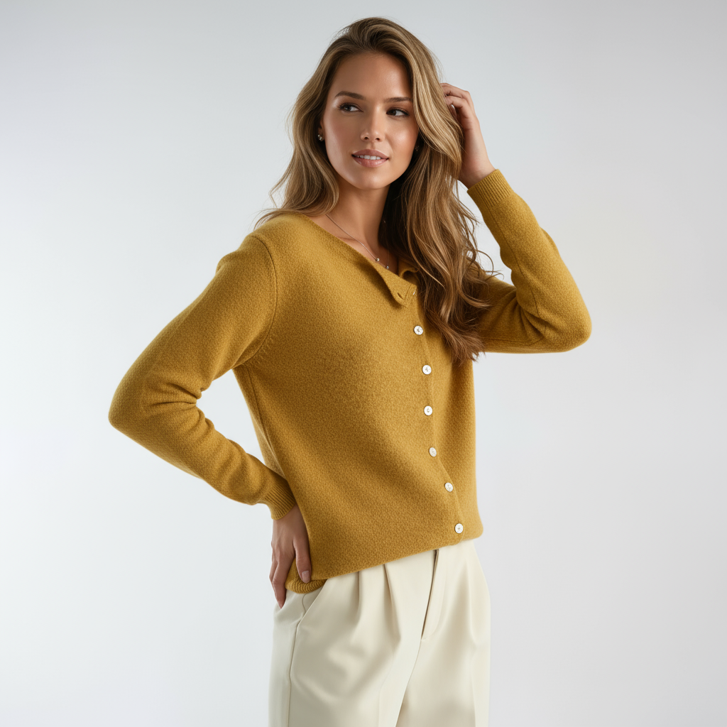 Eva Dames vest met knopen