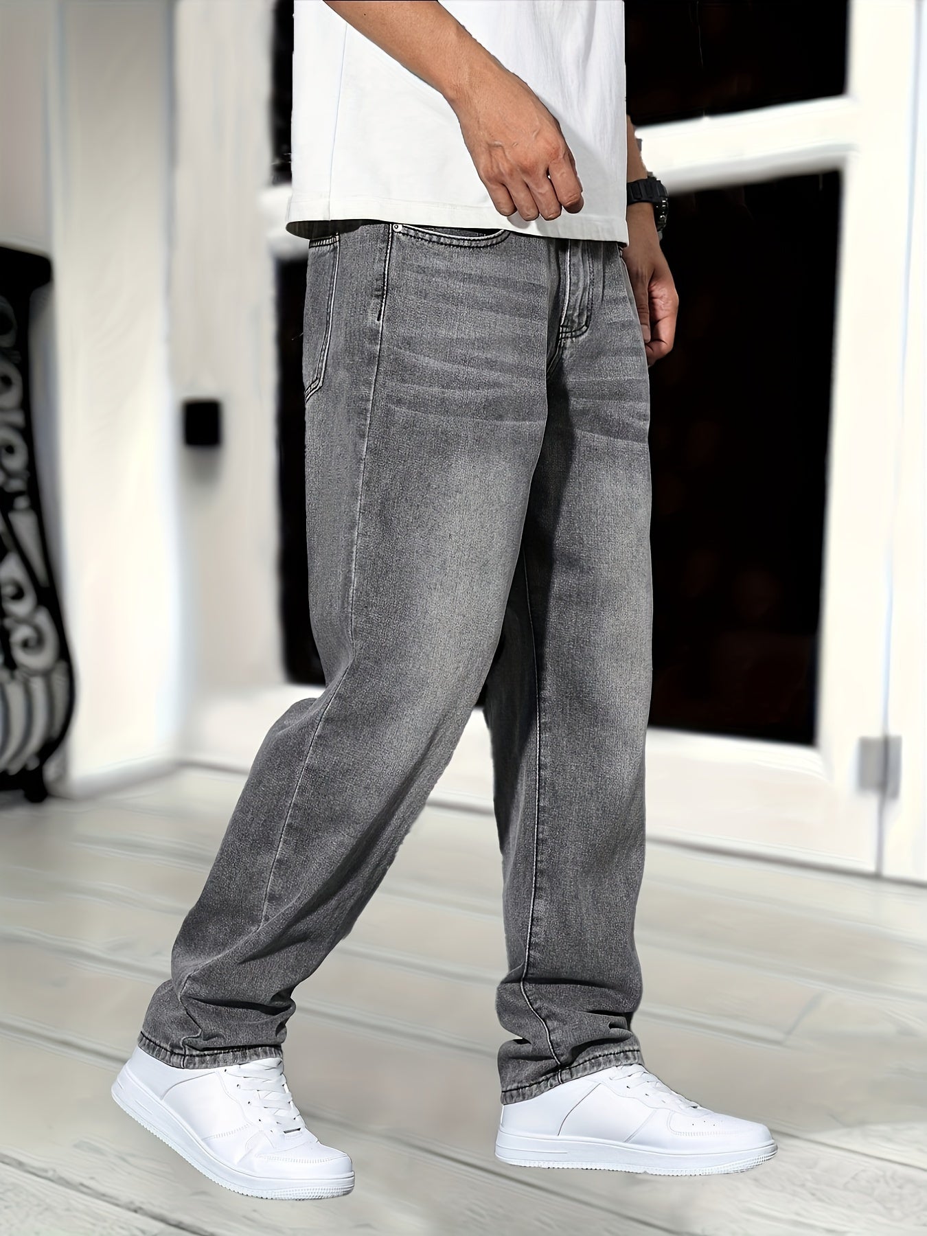 Vintage Relaxed Fit Jeans voor Heren