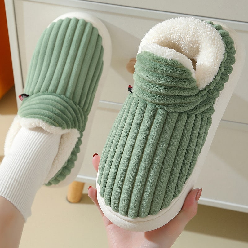 Dames Pantoffel Laarzen | Dikke Zool & Hoge Schacht