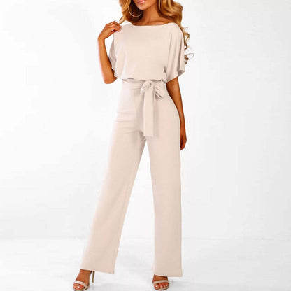 Lacy Jumpsuit Dames | Wide Leg & Strikceintuur