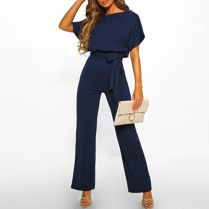 Lacy Jumpsuit Dames | Wide Leg & Strikceintuur