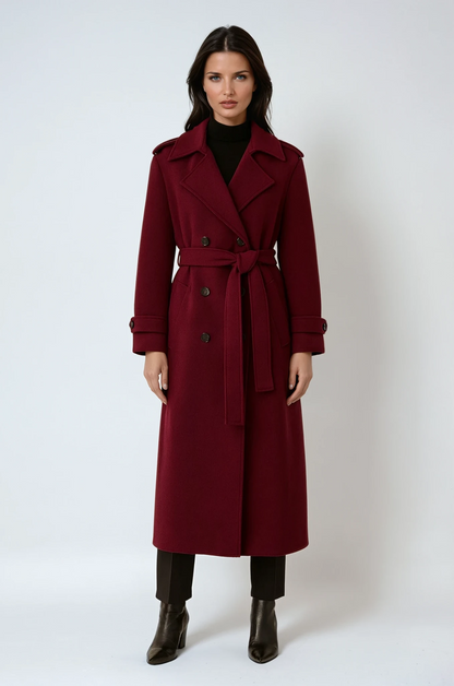 Amber - Burgundy Winterjas
