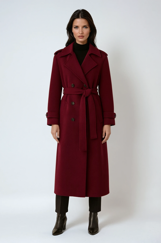 Amber - Burgundy Winterjas