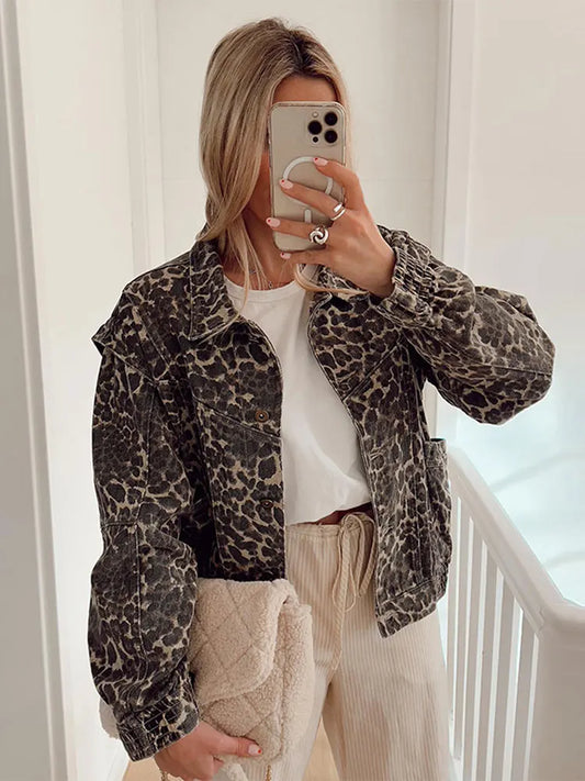 Yasena - Trendy Oversized Denim Jack