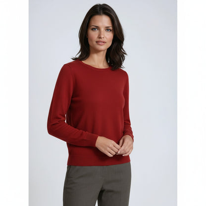 Trui Dames | Lange Mouw & Ronde Hals