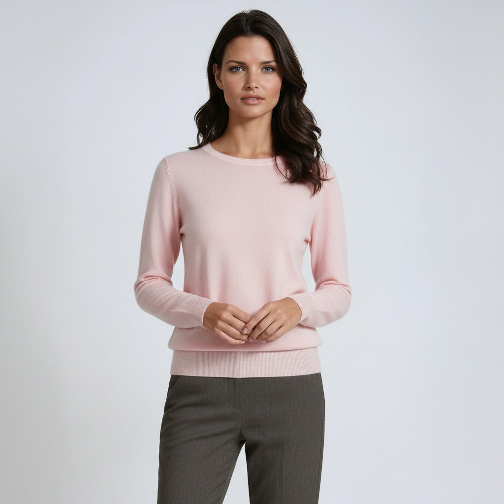 Trui Dames | Lange Mouw & Ronde Hals